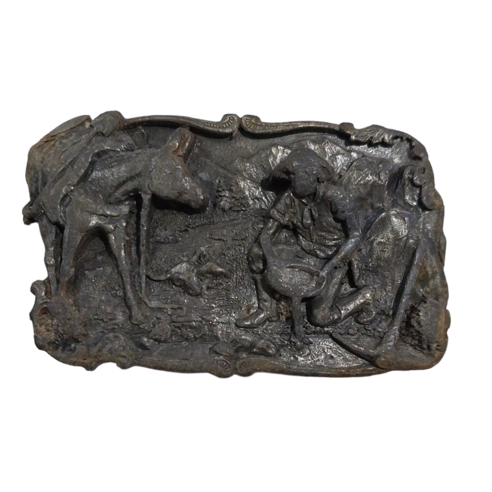 Mining belt buckle vintage arroyo grande buckle co